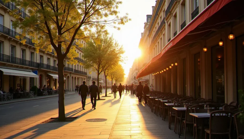 style vichy avis featured Façades Belle Époque de Vichy au coucher du soleil incarnant le style vichy avis des visiteurs