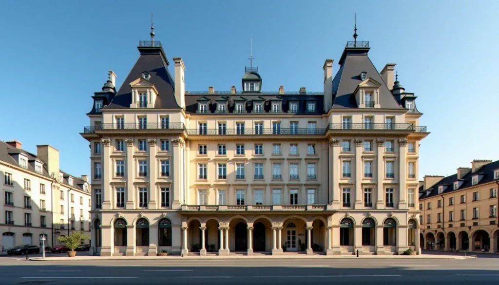 ancienne capitale de pays featured Façade de l'hôtel du Parc à Vichy, ancienne résidence de Pétain et symbole de l'ancienne capitale de pays
