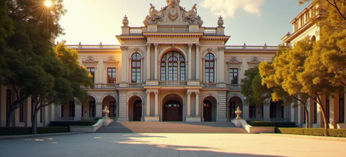 Façade du Grand Casino de Vichy, lieu du vote des actes constitutionnels du régime de Vichy le 10 juillet 1940