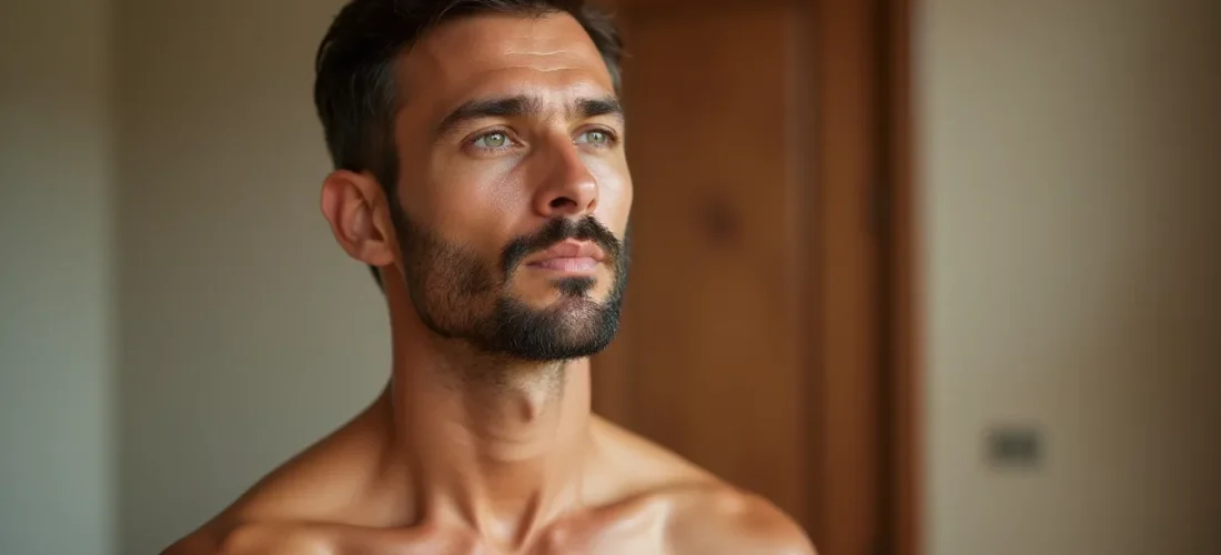 Image illustrant : Bronzage intégral homme : conseils sécurité et astuces